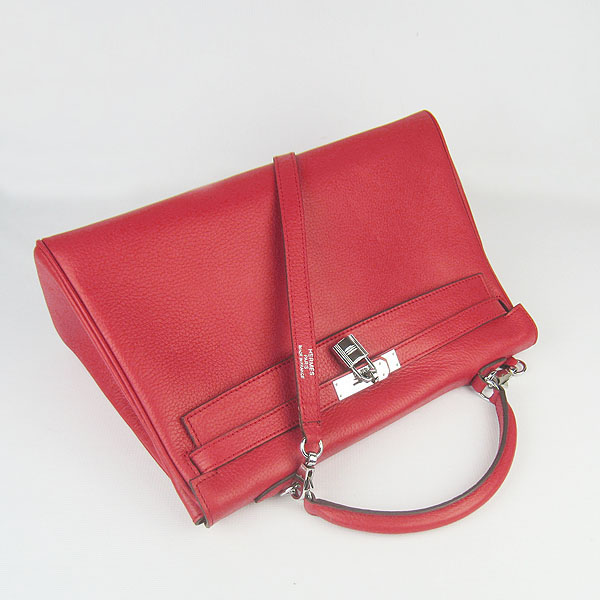 High Quality Hermes Kelly 35cm Togo Leather Bag Red 6308 - Click Image to Close